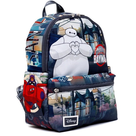 WondaPop x Disney's Big Hero 6 Nylon Adjustable Straps Everyday Mini Backpack - Picture 3 of 4